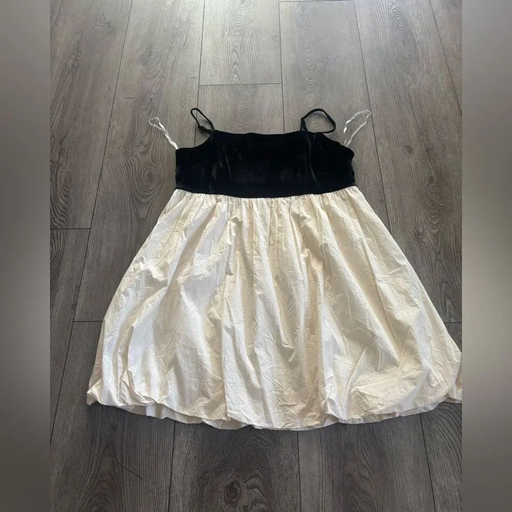 American eagle Elegant Black and Cream  Dress